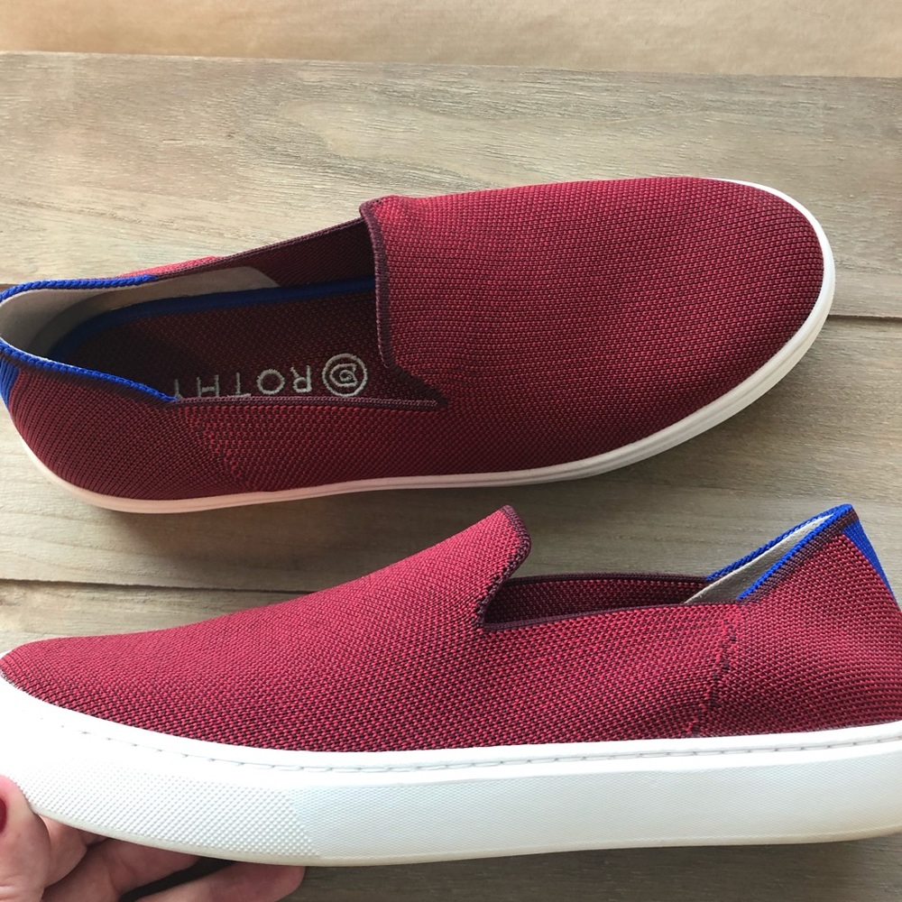 Rothy’s Sneakers, Color Garnet, Sz 8.5, Exc Cond